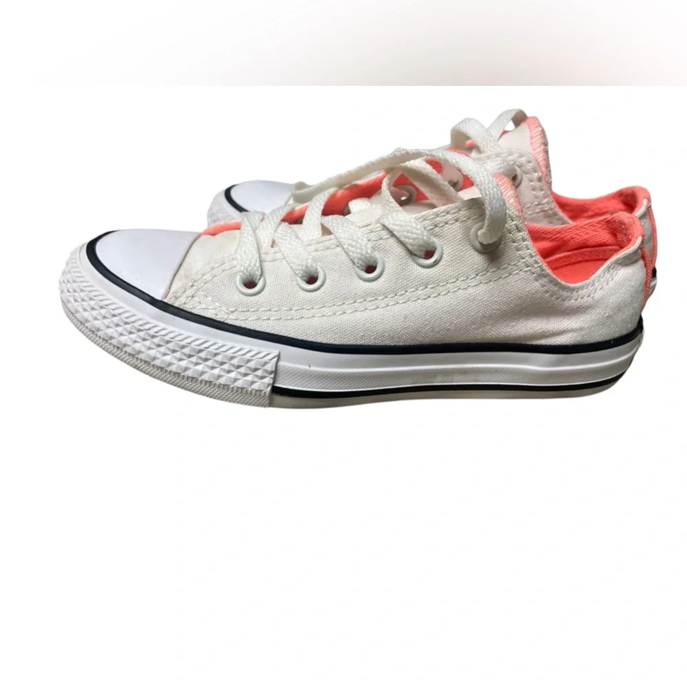 Converse Chuck Taylor Little Kids All Star OX Hyper Orange Kicks Size 13